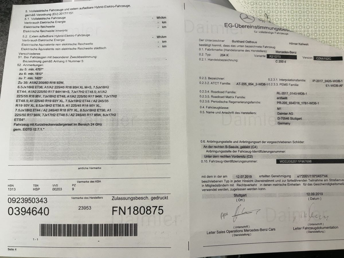 Mercedes-Benz C-Klasse d'occasion