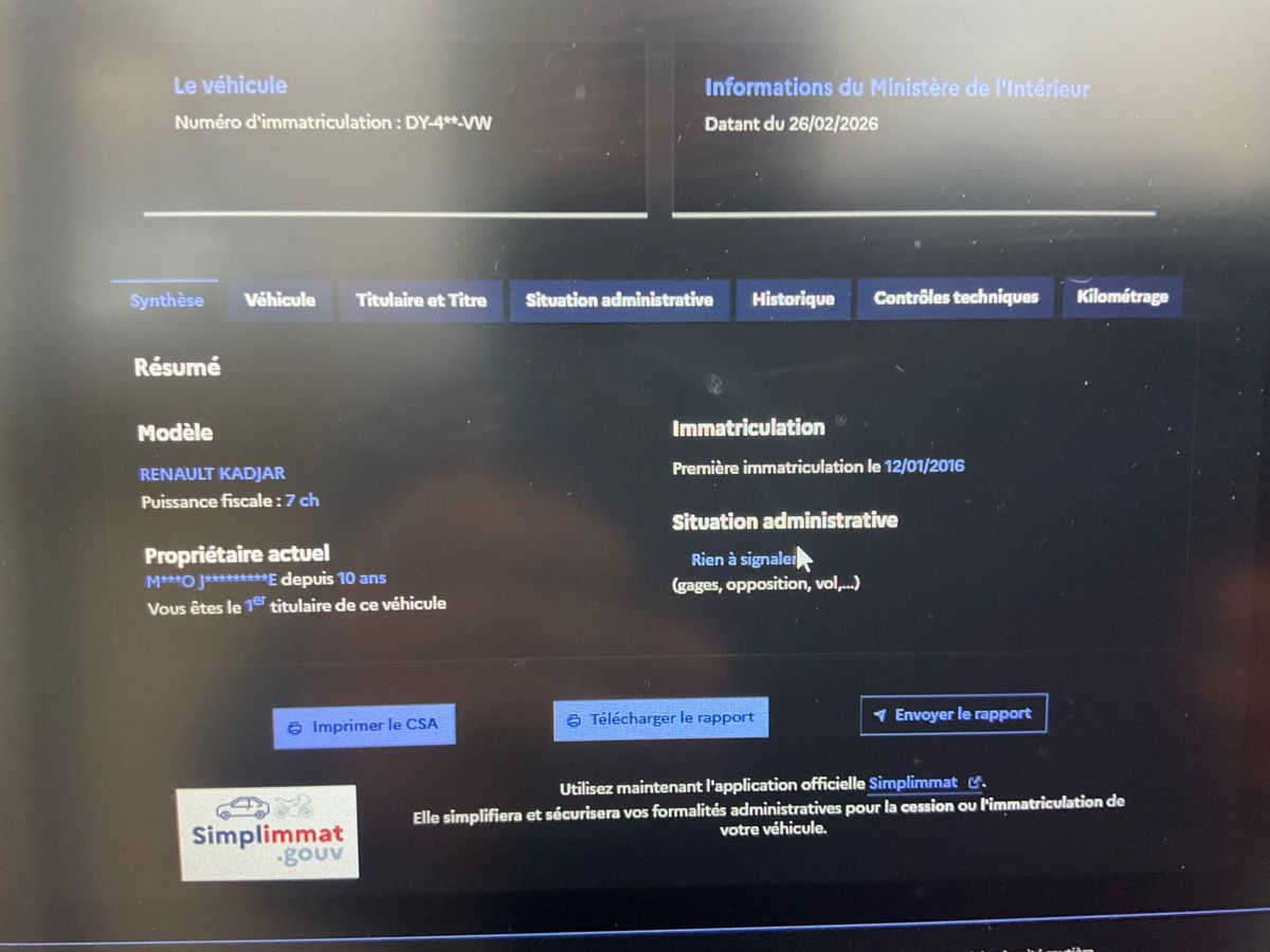 Renault Kadjar d'occasion