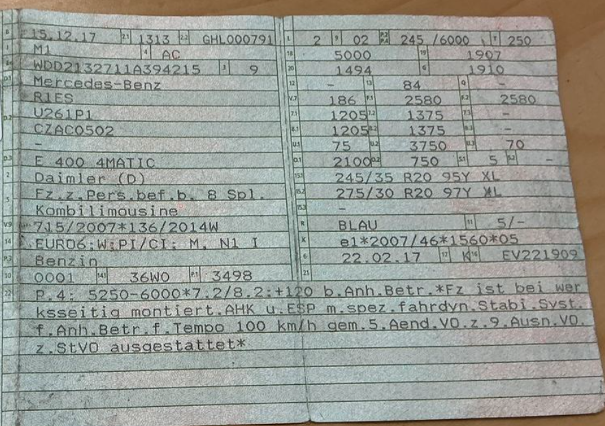 Mercedes-Benz E-Klasse d'occasion