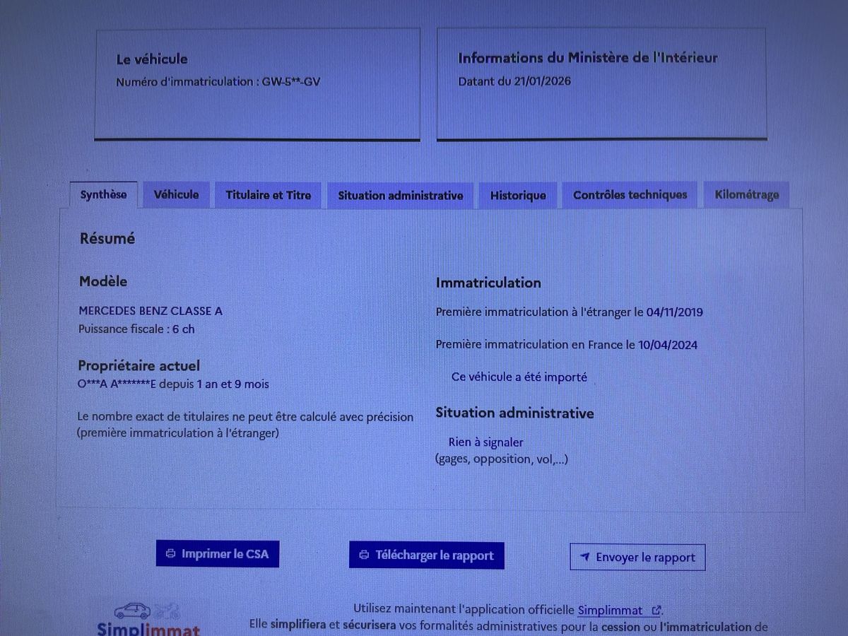 Mercedes-Benz A-Klasse d'occasion