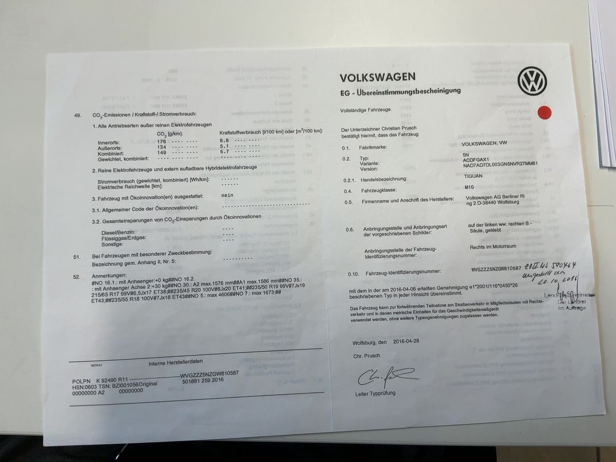 Volkswagen Tiguan d'occasion