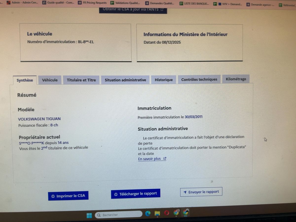 Volkswagen Tiguan d'occasion