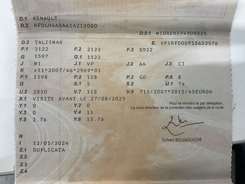 Renault Talisman 1.6 dCi Energy Initiale Paris — zdjęcie 15