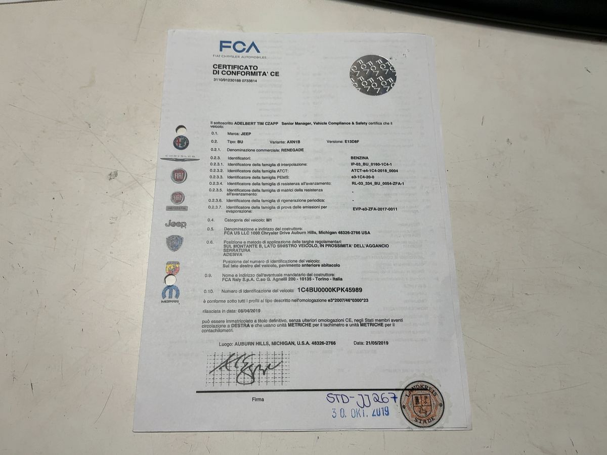 Jeep Renegade d'occasion