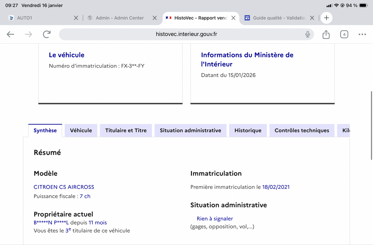 Citroen C5 d'occasion