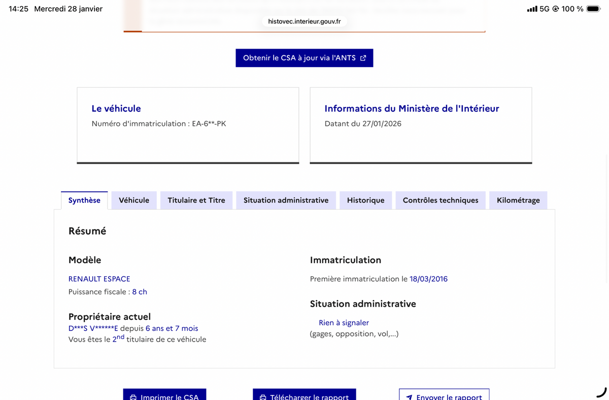 Renault Espace d'occasion