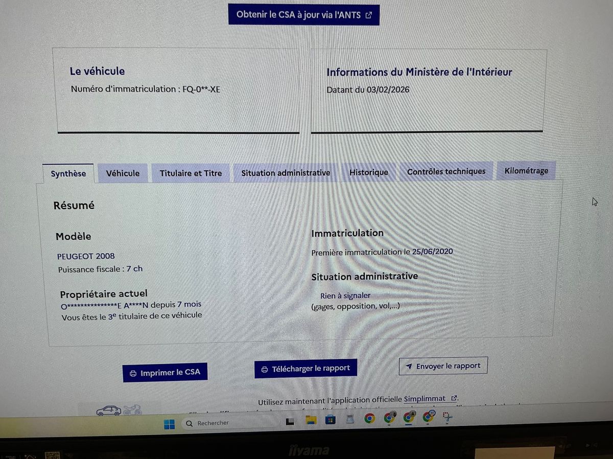 Peugeot 2008 d'occasion