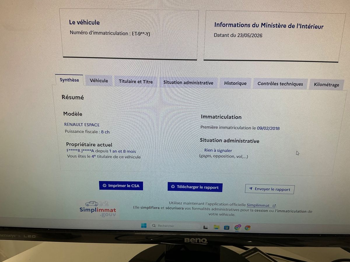 Renault Espace d'occasion