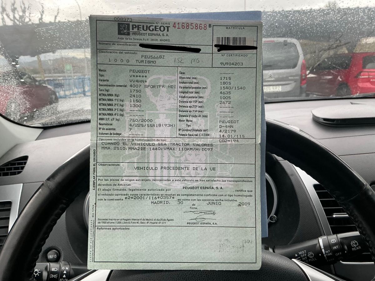 Peugeot 4007 d'occasion