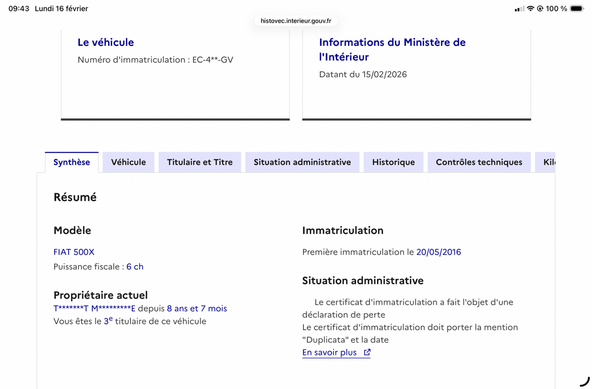 Fiat 500X d'occasion