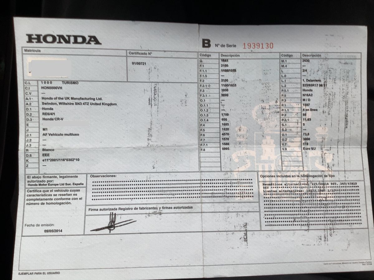 Honda CR-V d'occasion