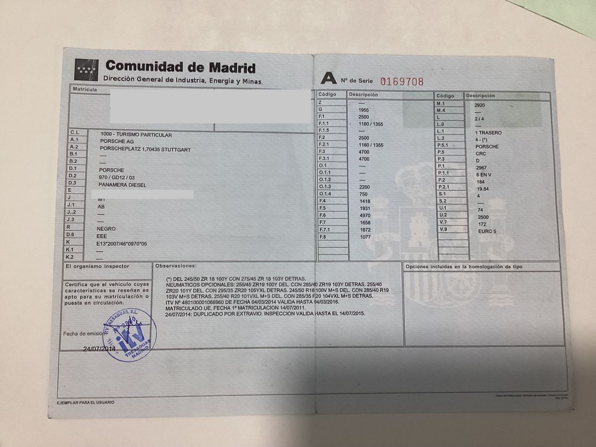 Porsche Panamera d'occasion