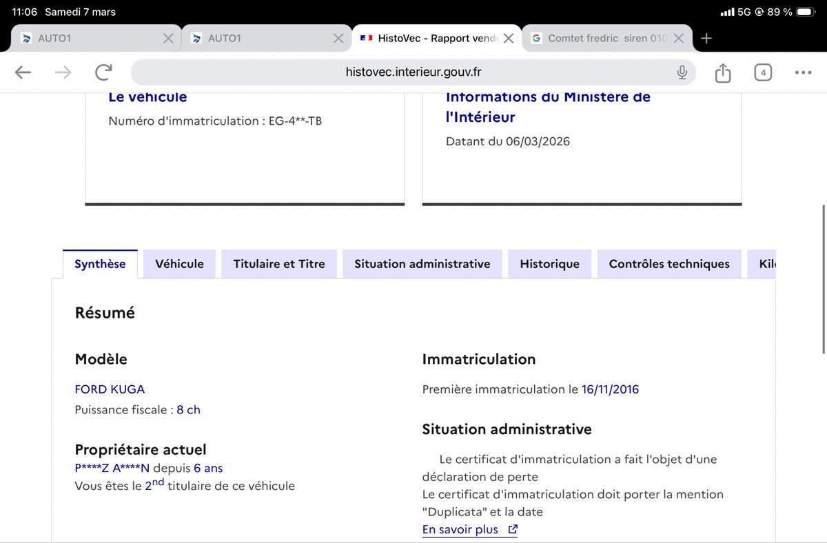 Ford Kuga d'occasion