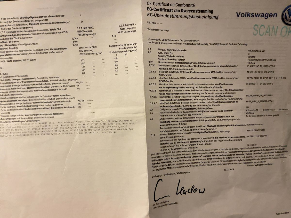 Volkswagen Touran d'occasion