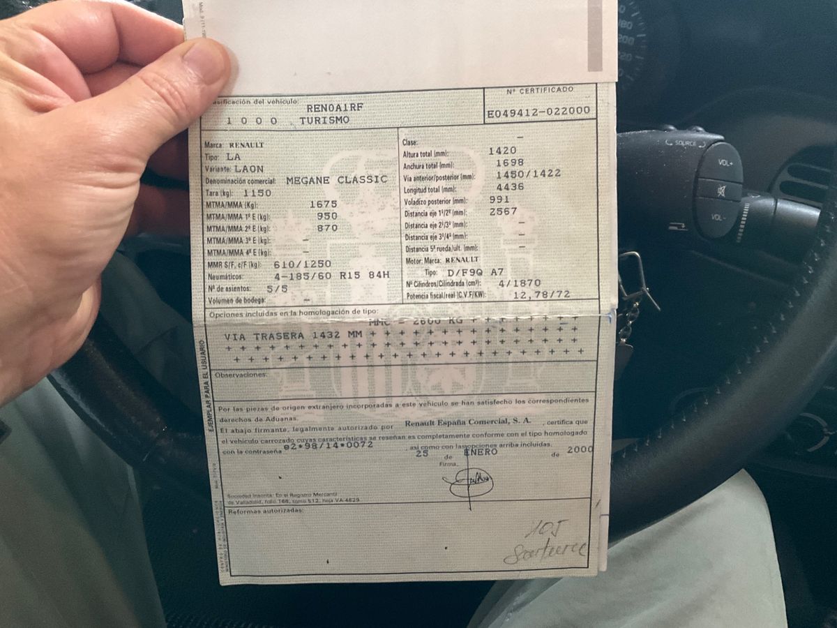 Renault Megane 1.9 dTi Diesel DTi RT