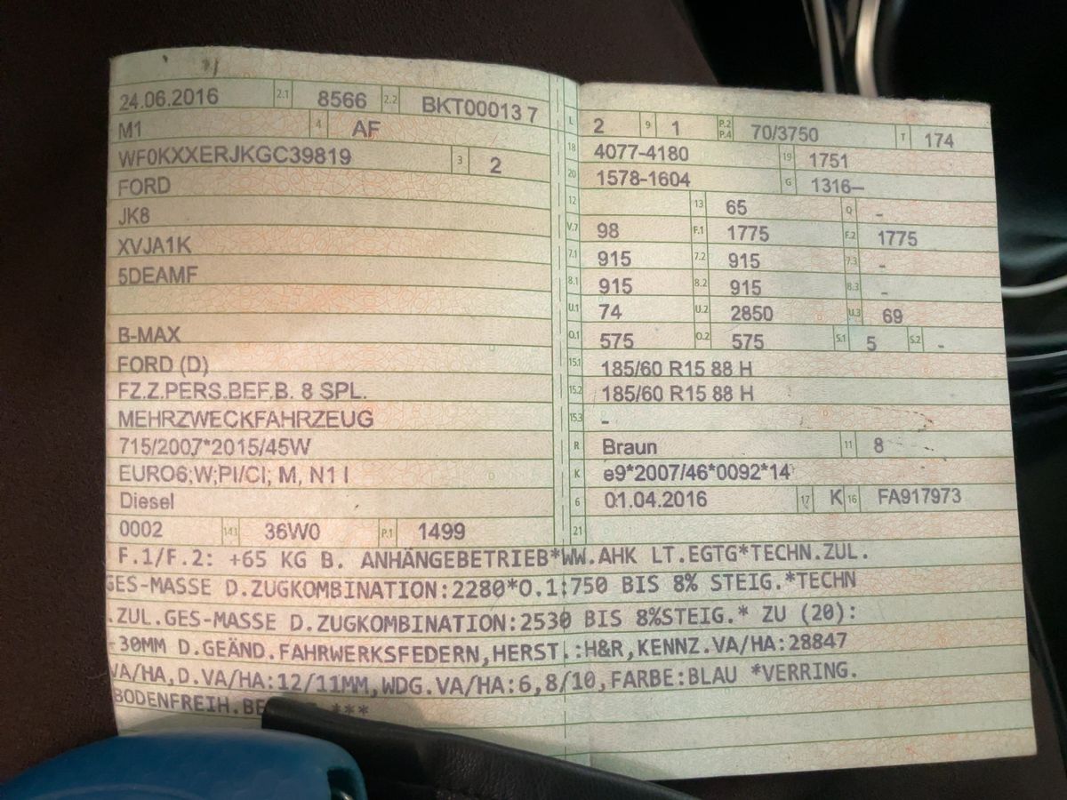 Ford B-Max d'occasion