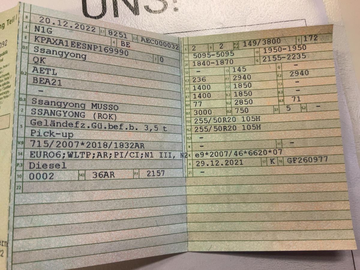 Ssangyong Musso d'occasion