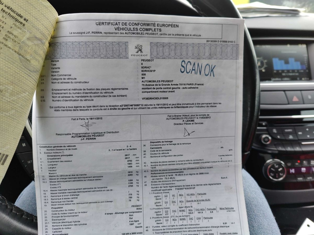 Peugeot 508 d'occasion