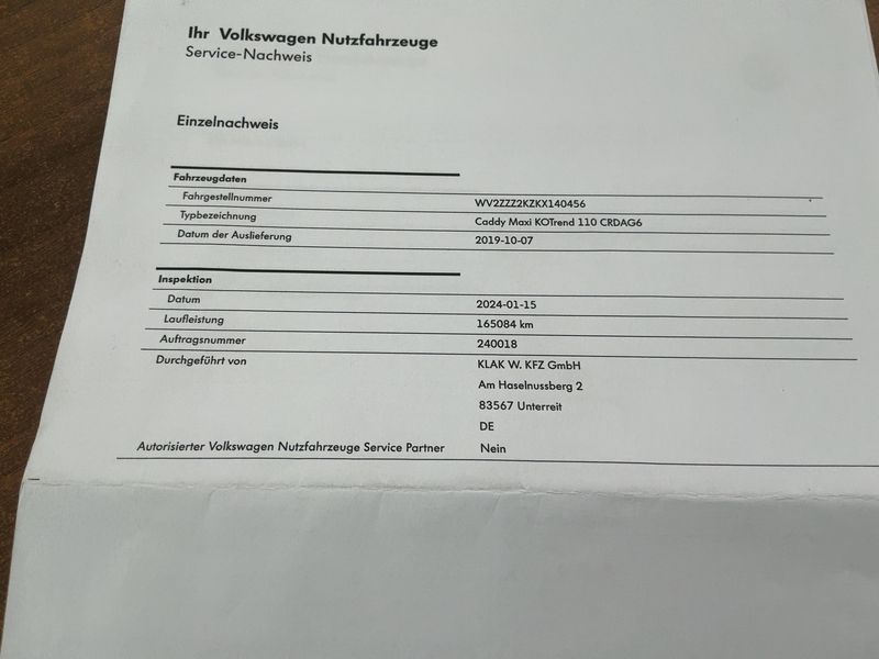 Volkswagen Caddy