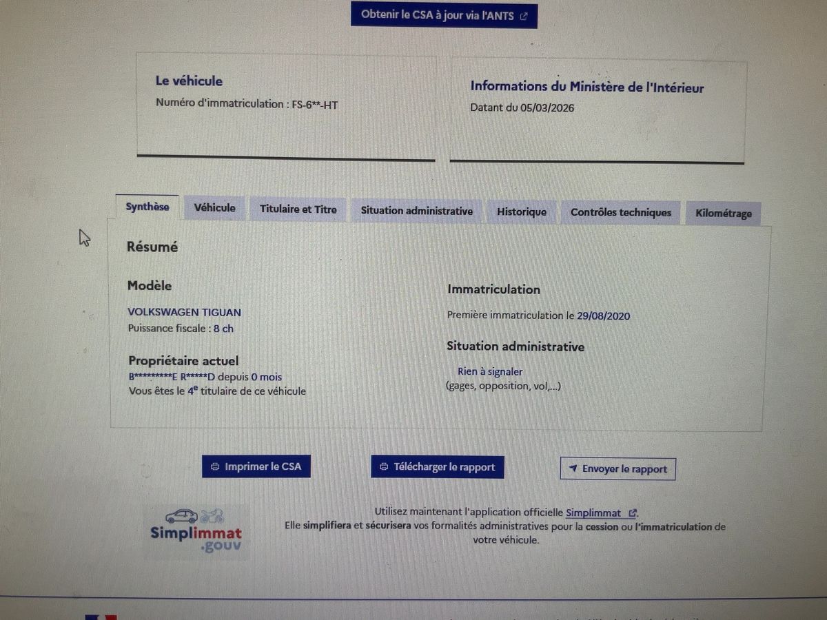 Volkswagen Tiguan d'occasion