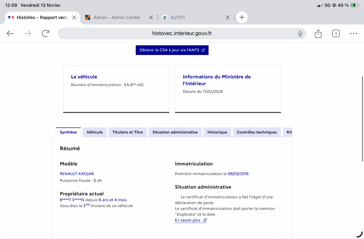 Renault Kadjar d'occasion