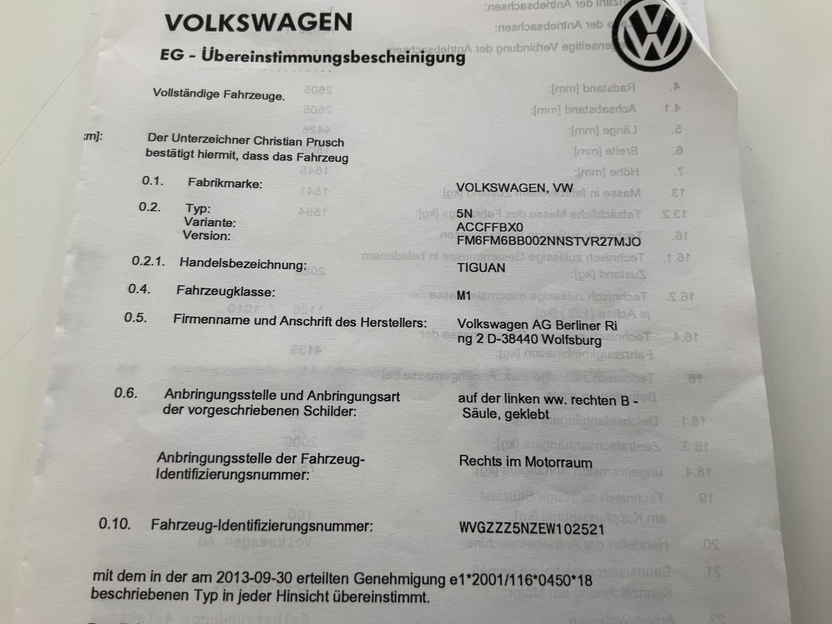 Volkswagen Tiguan d'occasion