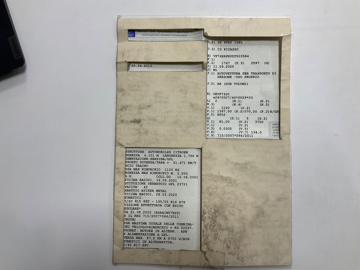 Citroen C3 Picasso 1.4 VTi Benzin / LPG Seduction