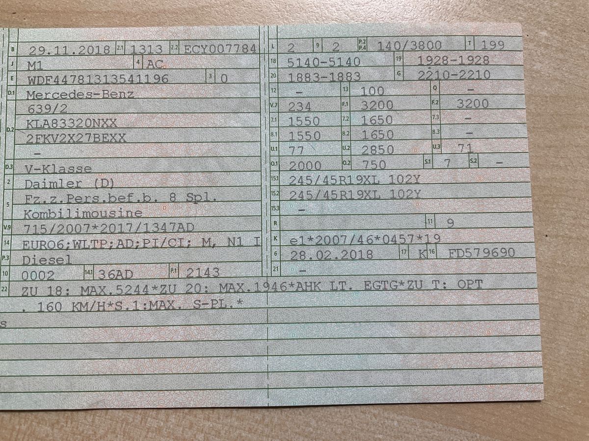 Mercedes-Benz V-Klasse d'occasion