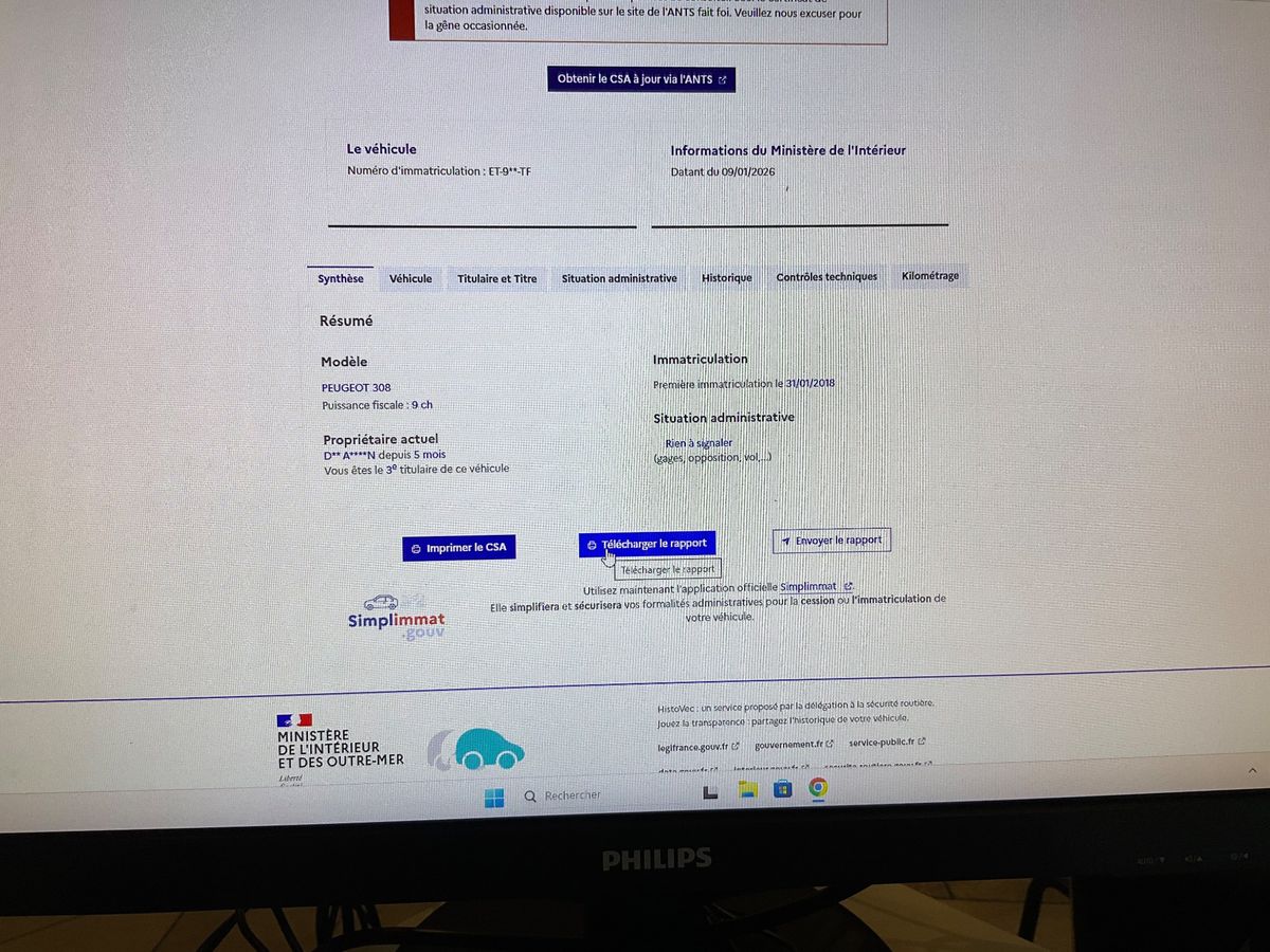 Peugeot 308 d'occasion