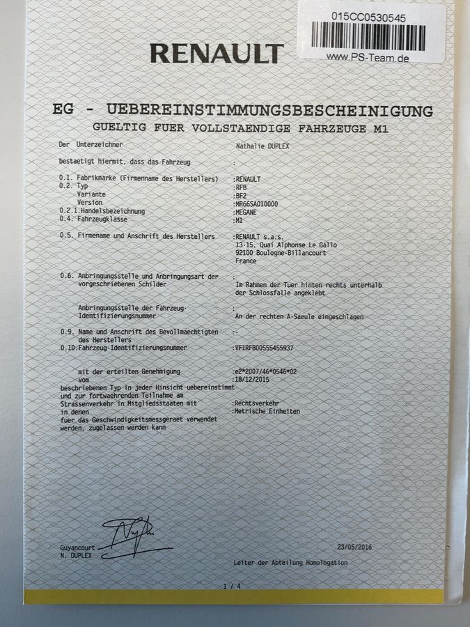 Renault Megane d'occasion