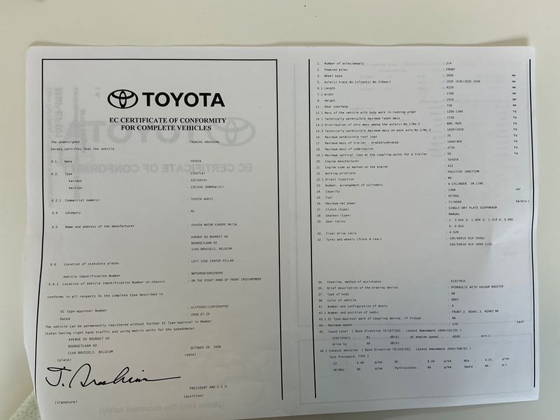 Toyota Auris 1.4 Basis — zdjęcie 6