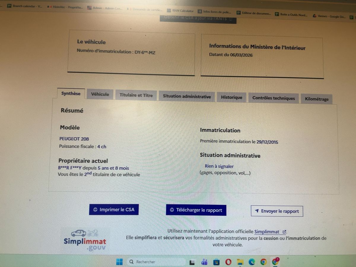 Peugeot 208 d'occasion