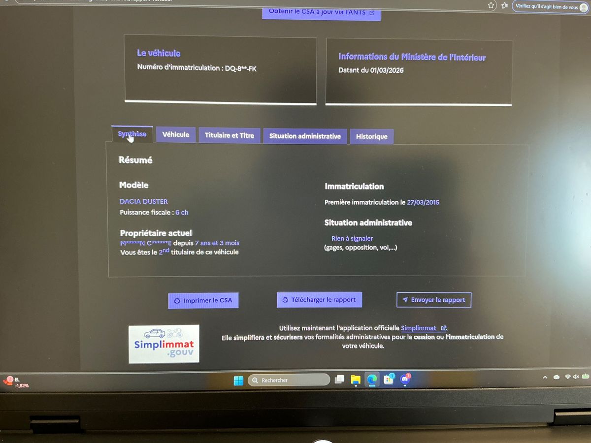 Dacia Duster d'occasion