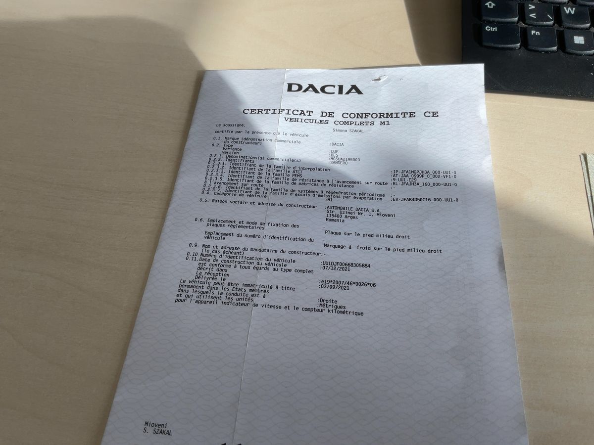 Dacia Sandero d'occasion