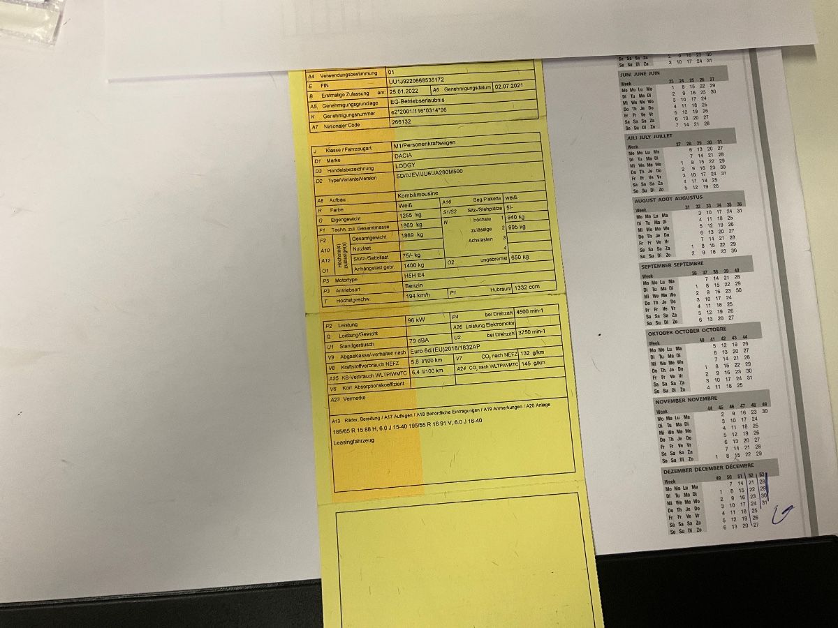 Dacia Lodgy d'occasion