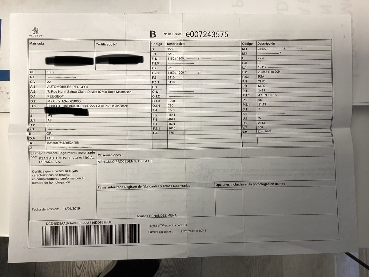 Peugeot 5008 d'occasion