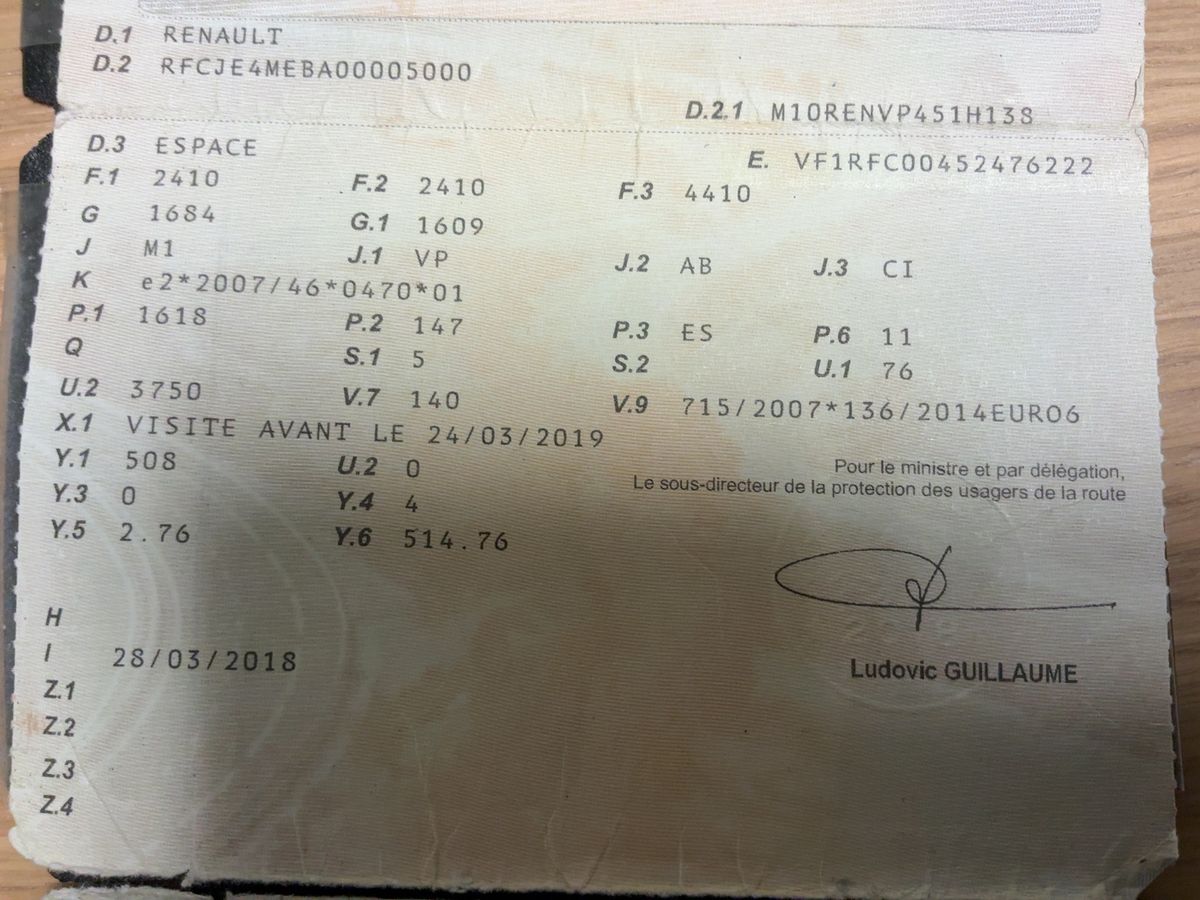 Renault Espace d'occasion