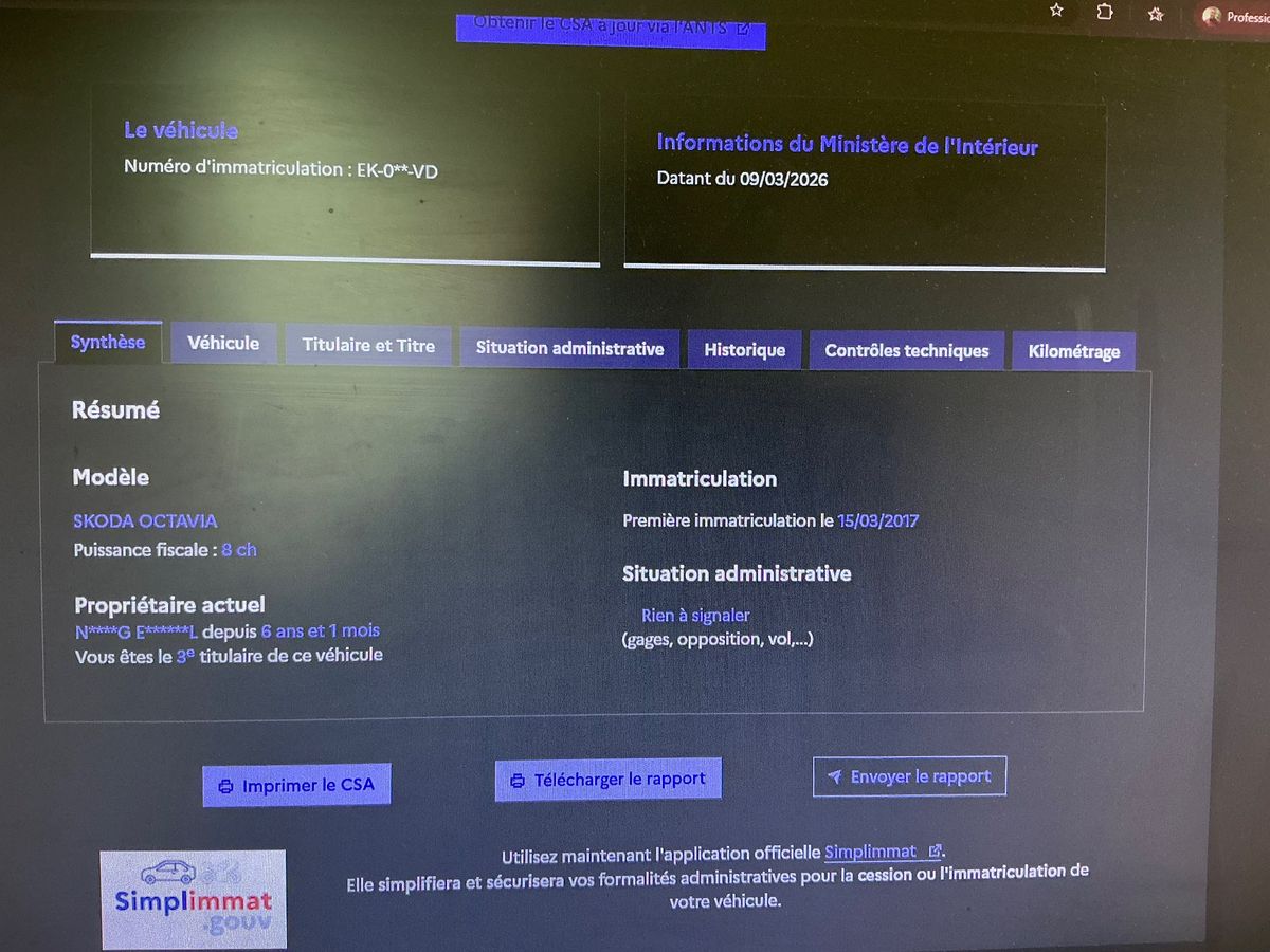 Skoda Octavia d'occasion