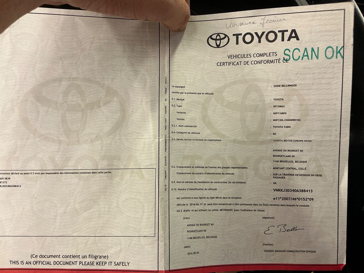 Toyota Yaris d'occasion
