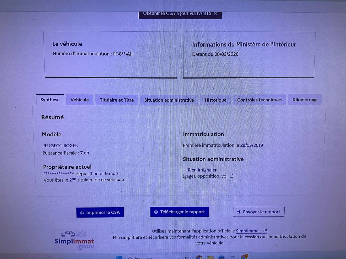 Peugeot Boxer d'occasion