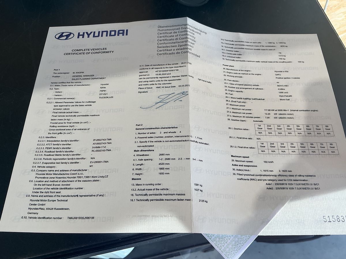 Hyundai Tucson d'occasion
