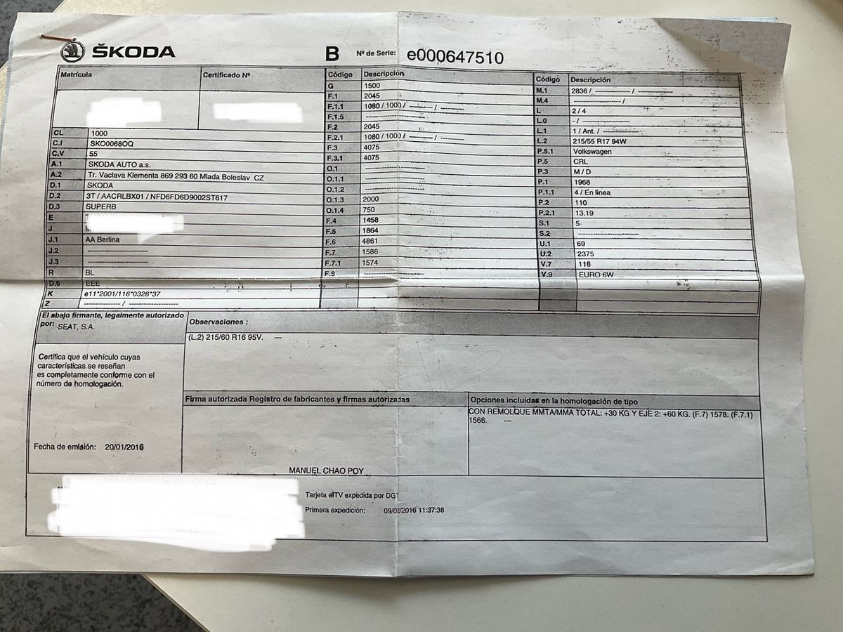 Skoda Superb d'occasion