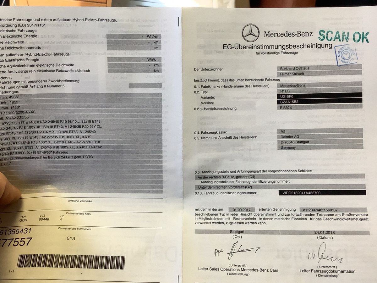 Mercedes-Benz E-Klasse d'occasion