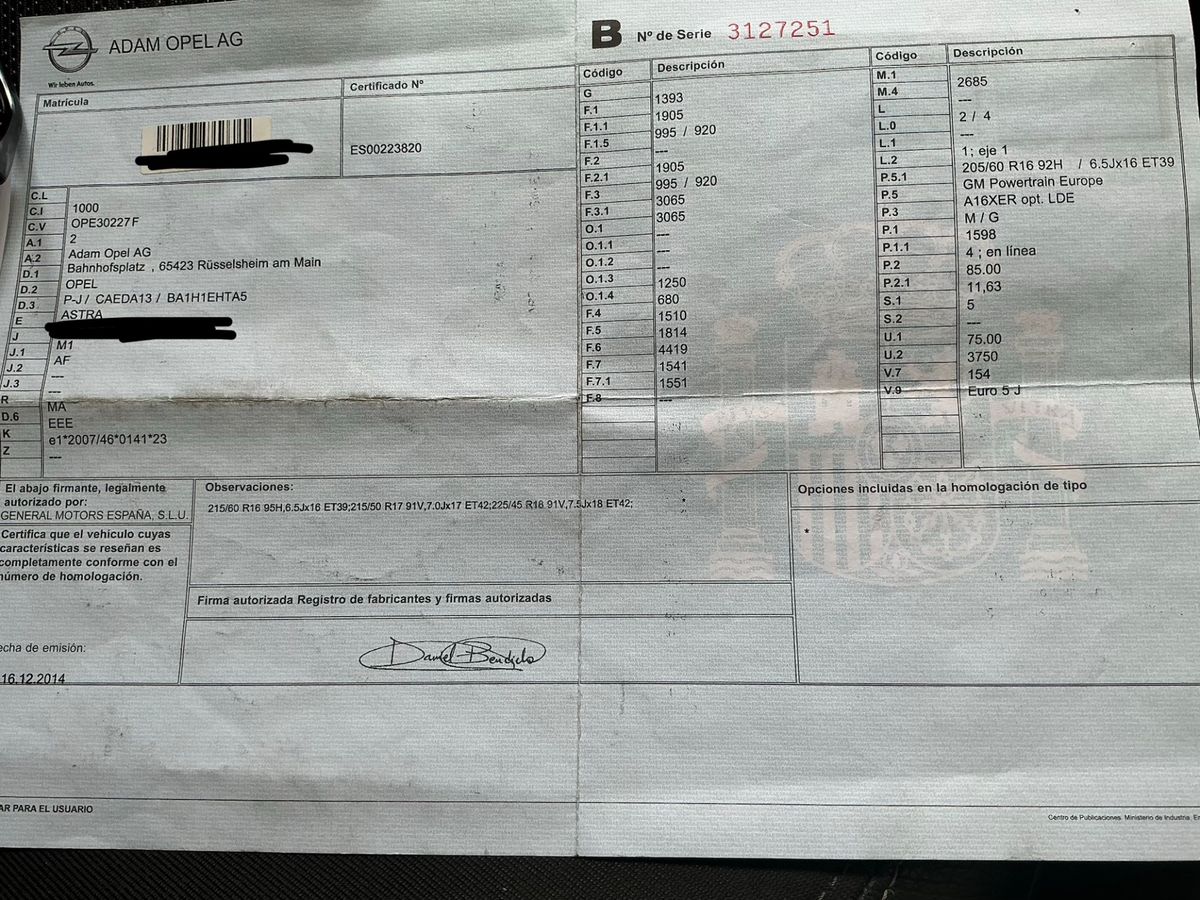 Opel Astra d'occasion