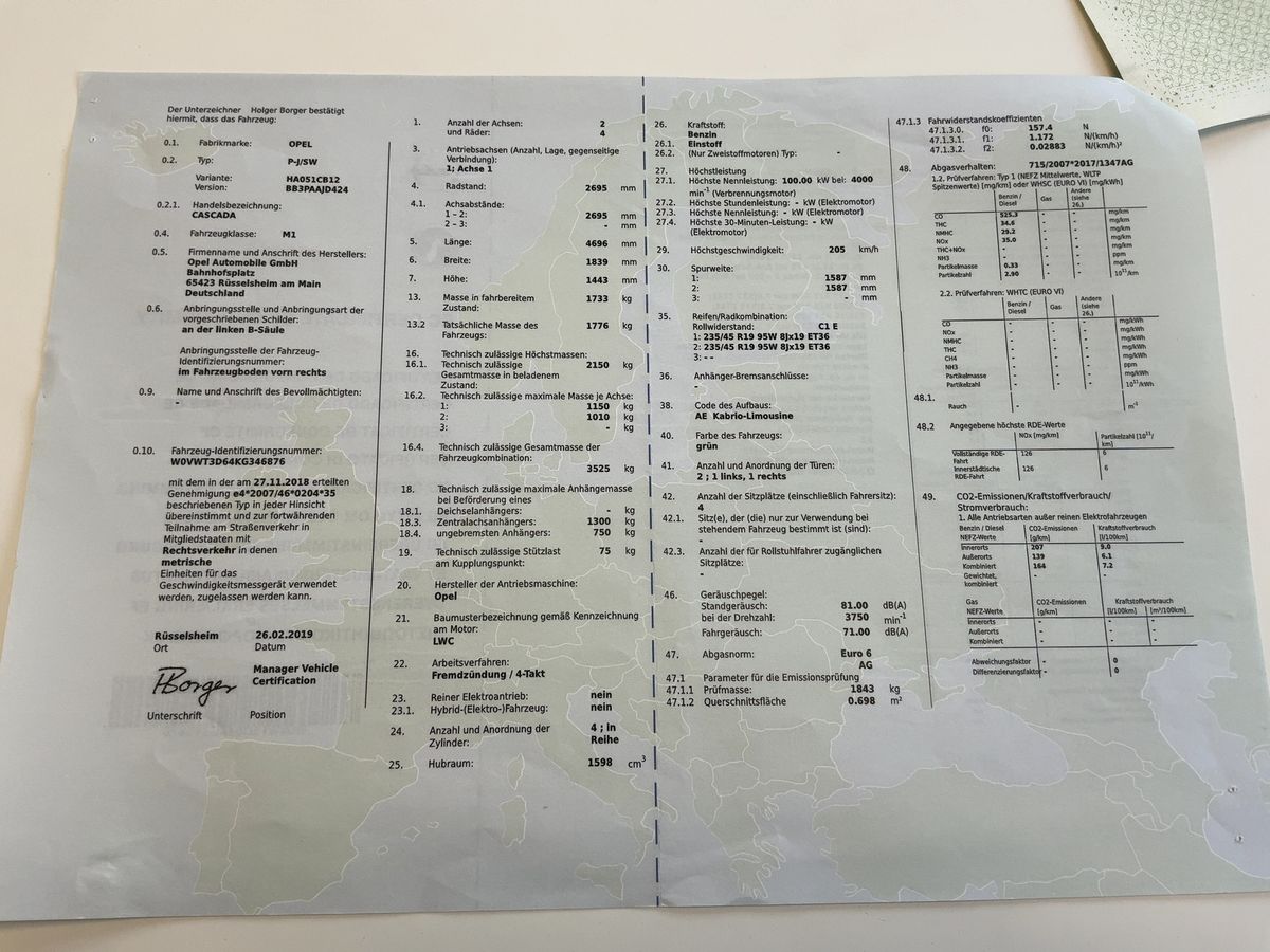 Opel Cascada d'occasion