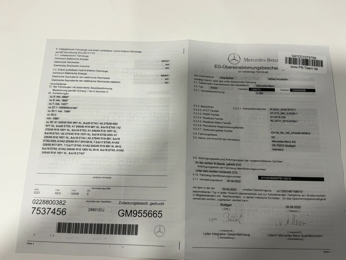Mercedes-Benz E-Klasse d'occasion