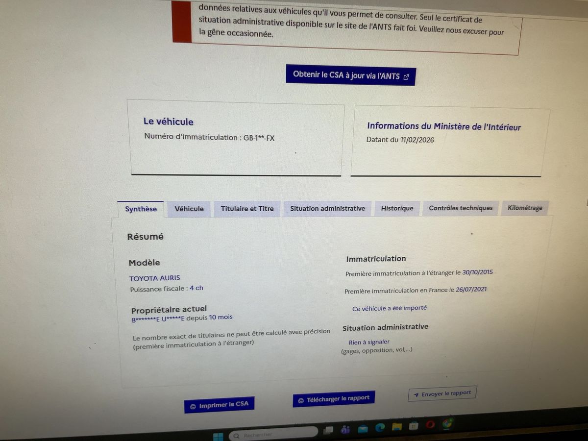 Toyota Auris d'occasion