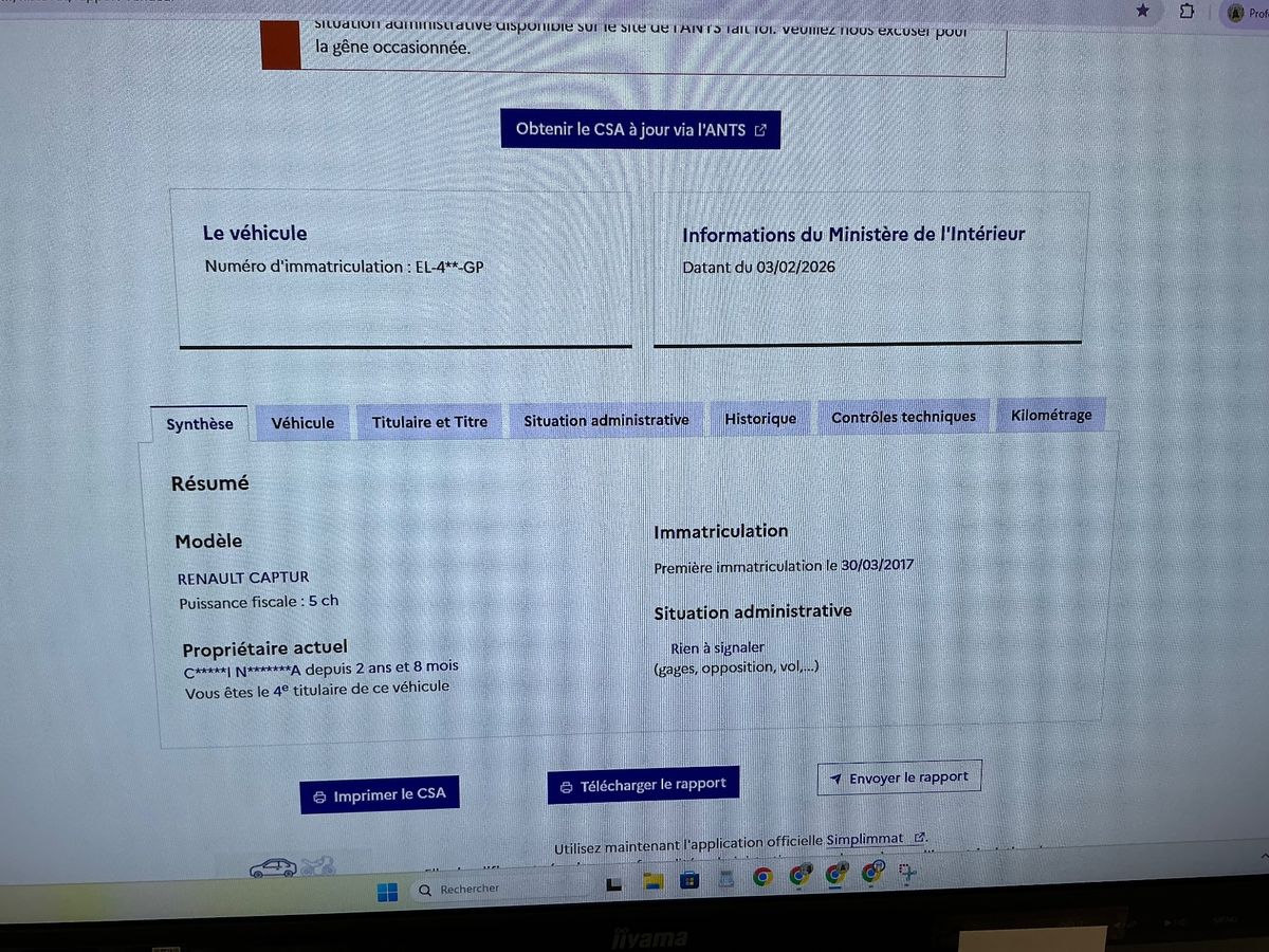 Renault Captur d'occasion