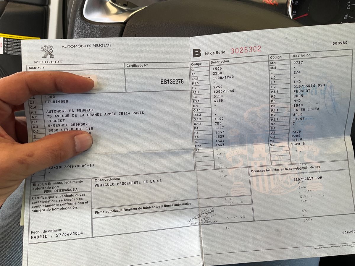 Peugeot 5008 1.6 HDi Style