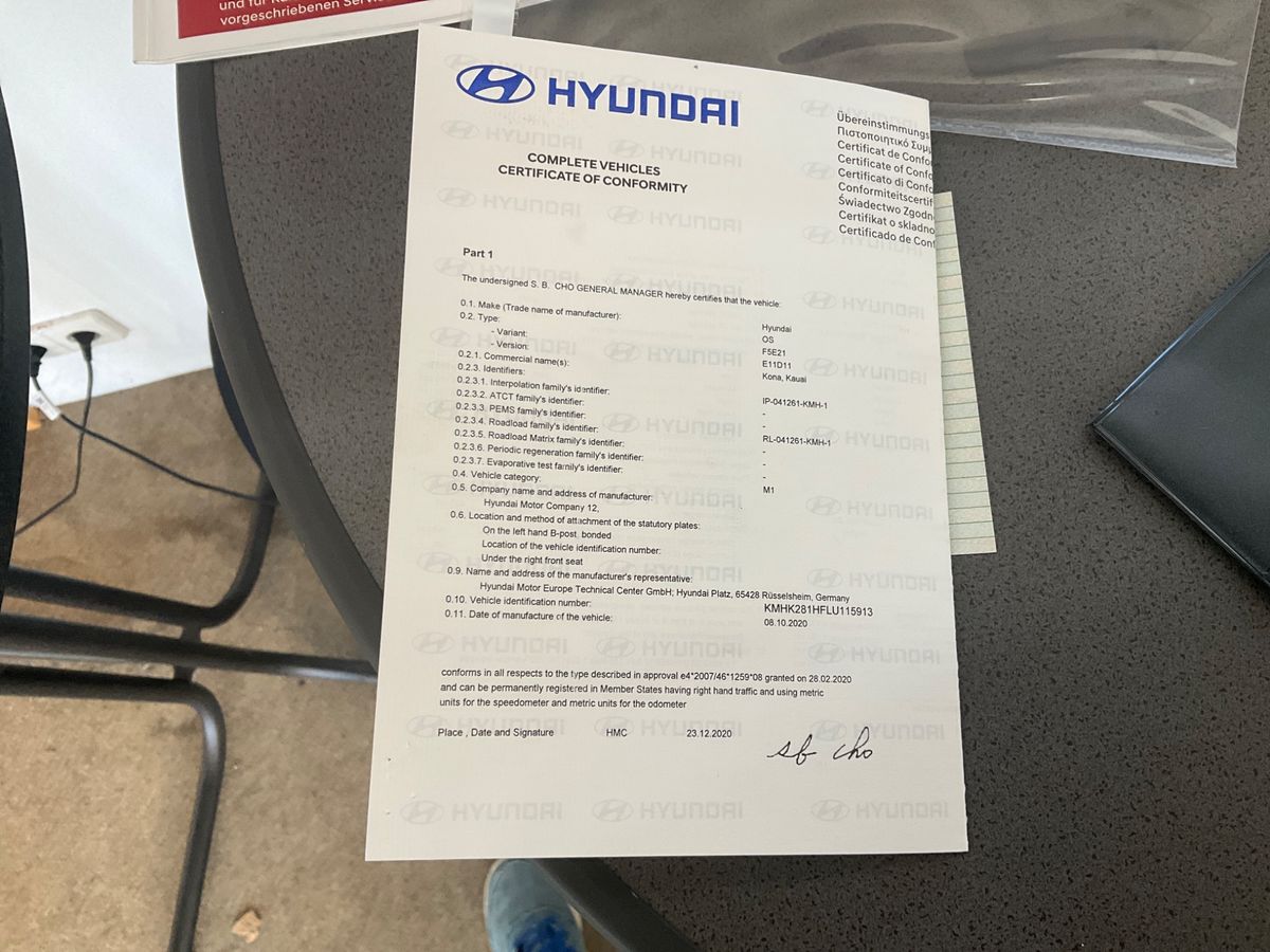 Hyundai Kona electric drive 100 kW Advantage 2WD